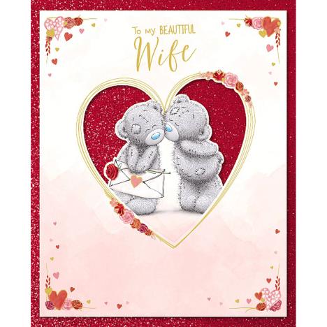 Beautiful Wife Handmade Me to You Bear Valentine's Day Card £6.49